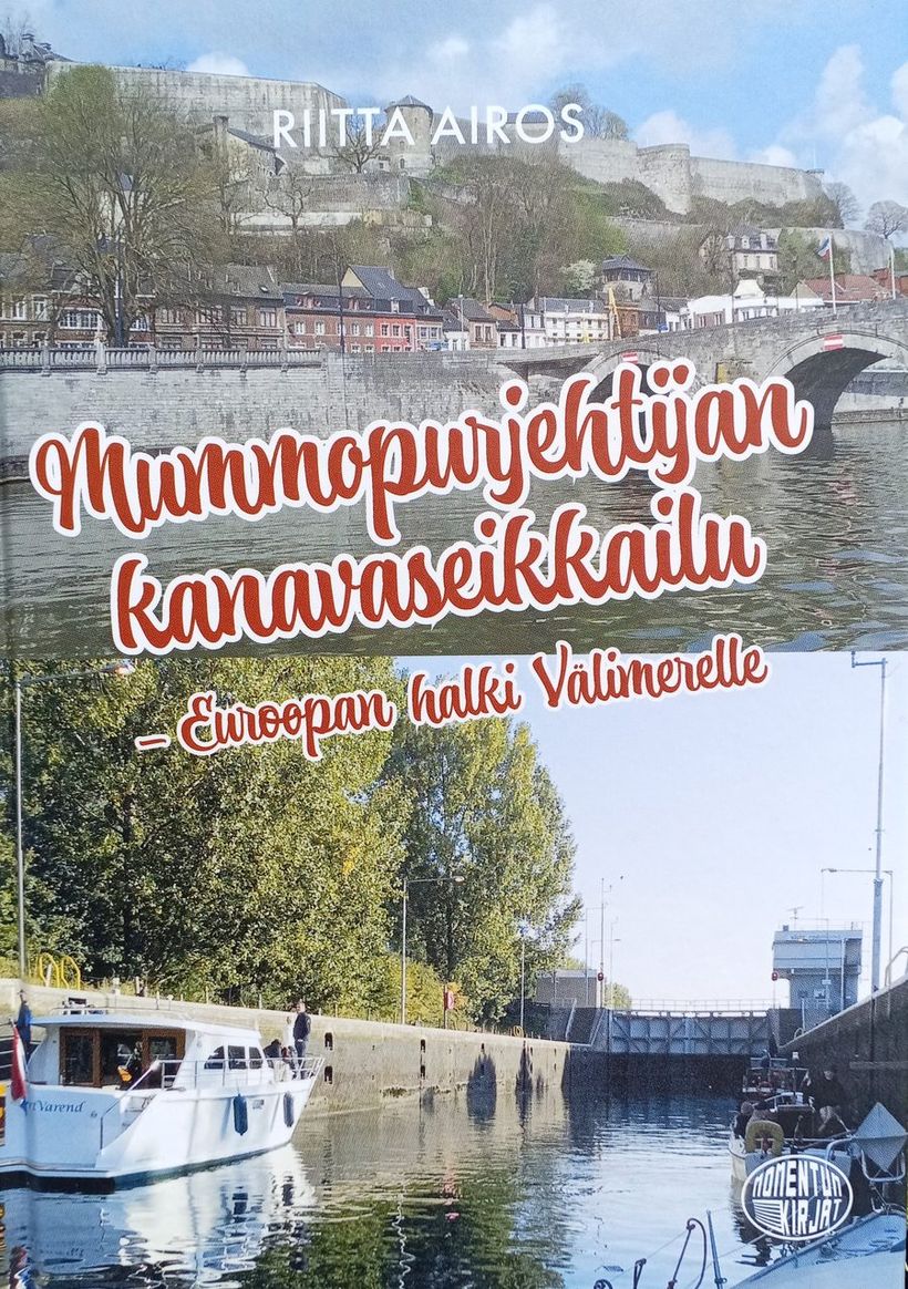 Kirjan Mummopurjehtijan kanavaseikkailu kansi.